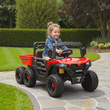 Qaba 24V Kids Ride-On Truck Toy with Remote Control