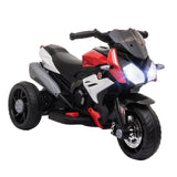 Qaba 6V Kids Ride-On Motorbike Toy with Lights and Music