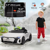 Aosom 12V Kids Ride-On Car Toy with Remote Control