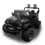 Jeep Wrangler 2 Plazas 12V Electric Ride-On Negro Edición Limitada