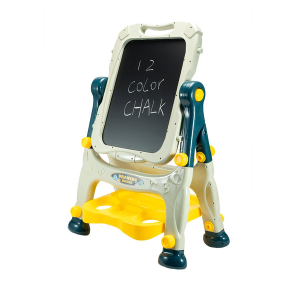 STEM Toys - Doulbe-Sided Kids Easel Drawing Board - Kids On Wheelz