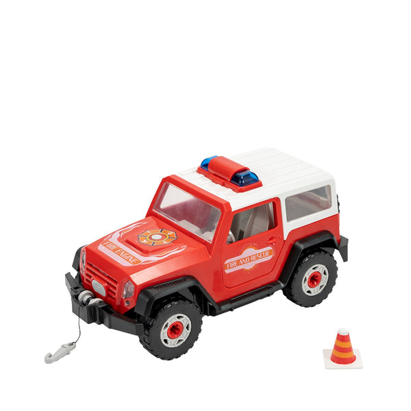 STEM Toys - Jouet à assembler pour camion de pompiers à démonter pour enfants