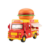 STEM Toys - Alloy Dining Pull-Back Magnetic Induction Car Toy 【Burger Food Truck】