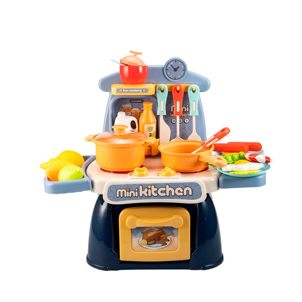 STEM Toys - Cooking Toys Mini Kitchen Set for kids 【Blue】 - Kids On Wheelz