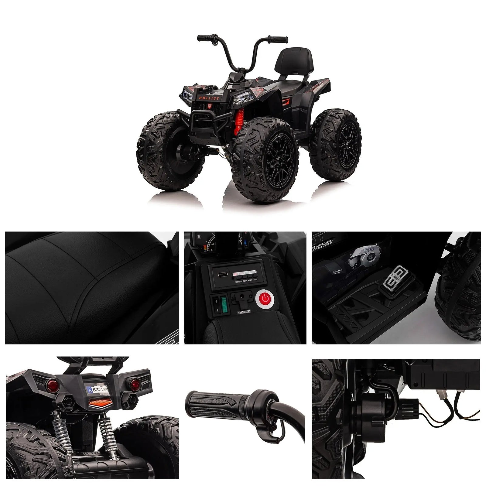 24V 4x4 Off-Road ATV for Kids – Adventure with Monster Tires