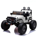 2 Seater Lifted Monster Jeep 12V Electric Ride On Truck for Kids with Parental Remote Control, Voltz Toys