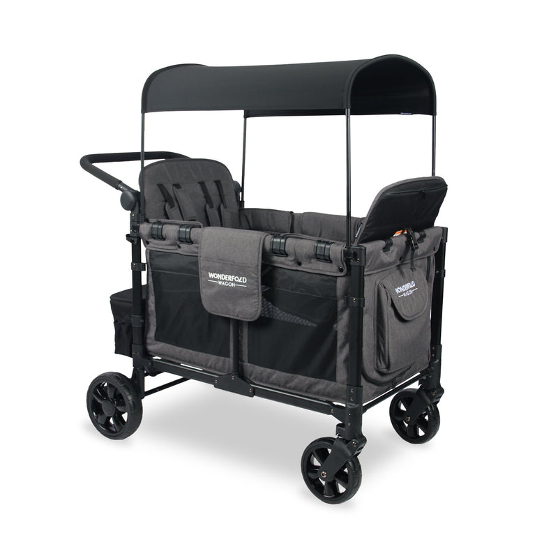 W4 Elite Quad Stroller Wagon (4 plazas) Pedido anticipado Gris - Wonderfold 