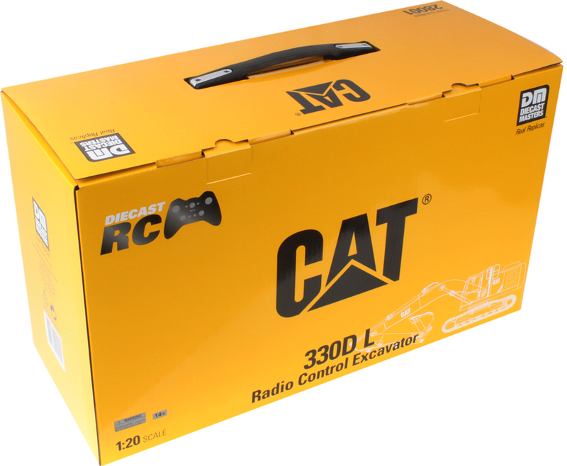 1:20 Cat® 330D L Diecast RC Excavator, 28001