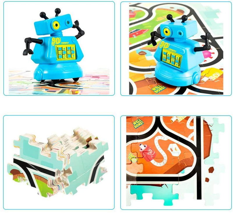 STEM Toys - Drawbot, Inductive Robot Track Puzzle Race - Kids On Wheelz