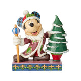 Disney Traditions by Jim Shore Mickey Mouse Father Christmas Figurine, 7.5 Inch,