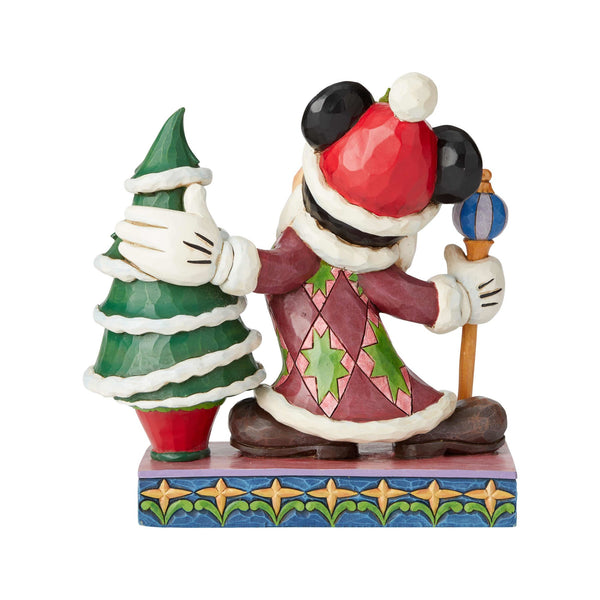 Disney Traditions by Jim Shore Mickey Mouse Father Christmas Figurine, 7.5 Inch back