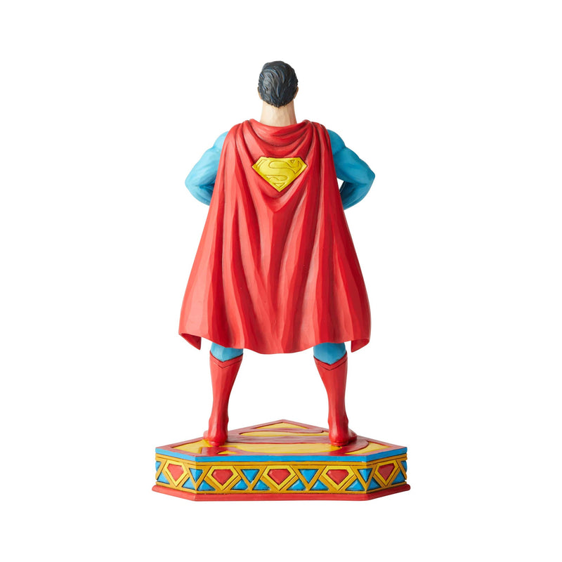 Superman Silver Age Man of Steel Figurine By DC Comics by Jim Shore - Kids On Wheelz