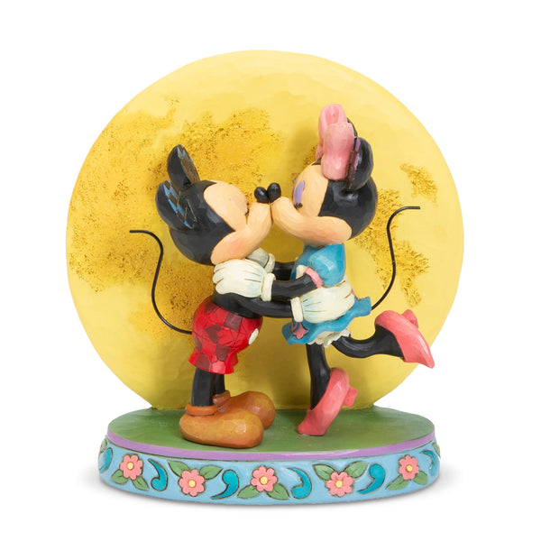 Figurine Disney Traditions Mickey Minnie Moon Hallmar Jim Shore 