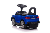 BMW M5 4-in-1 Push Pedal Ride On Car Baby Walker con barra de empuje, asiento de cuero, reposapiés y rieles para mecedoras -Kids On Wheelz