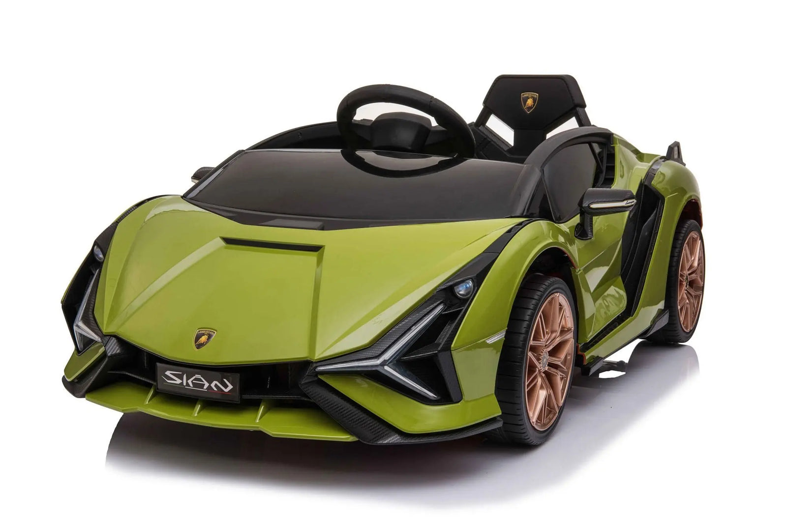 Lamborghini Sian 4WD 12V Kids Ride-On | Dark Green – Kids On Wheelz
