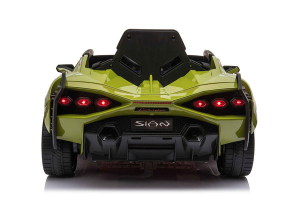 Voiture sous licence officielle Lamborghini Sian 12V électrique pour enfants - Rouge