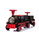 Locomotive with Carriage 12V Electric Motorized Ride-On Train for Kids and Parents, Voltz Toys