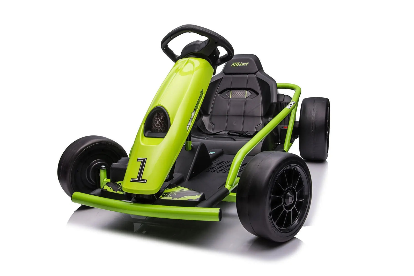 KOW 2025 Go Kart 24V Outdoor Racer Drifter Go Kart for Kids and