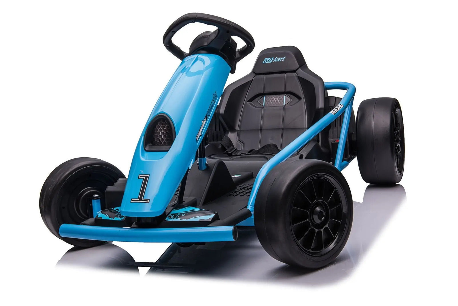 KOW 2025 Go Kart 24V Outdoor Racer Drifter Go Kart for Kids and