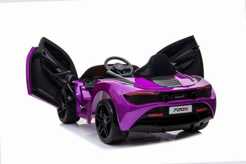 Ride on Car 12v Mclaren 720S Purple - Kids On Wheelz