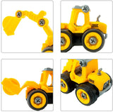 STEM Toys - 4 in 1 Take Apart Construction Vehicles 【A】
