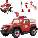 STEM Toys - Take Apart Fire Engine Assemble Toy for Kids