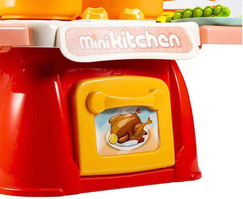 STEM Toys - Cooking Toys Mini Kitchen Set for kids 【Pink】 - Kids On Wheelz