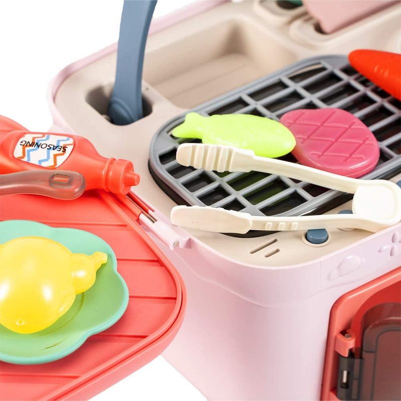 STEM Toys - Multi-functional Picnic Playset 【Red】