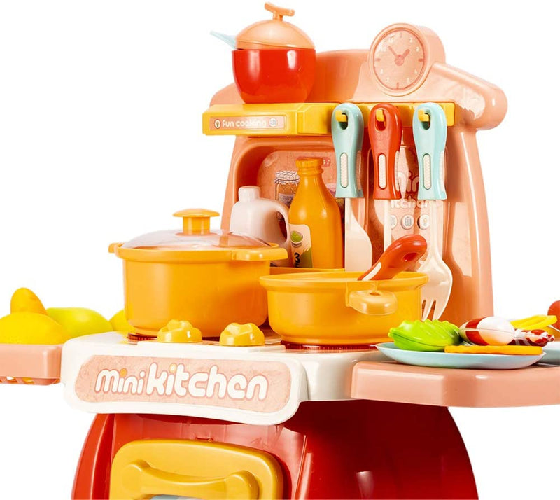 STEM Toys - Cooking Toys Mini Kitchen Set for kids 【Blue】 - Kids On Wheelz