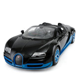 Bugatti Veyron 16.4 Grand Sport Vitesse RC Car 1/14 Scale Licensed Remote Control Toy Car with Working Lights by Rastar