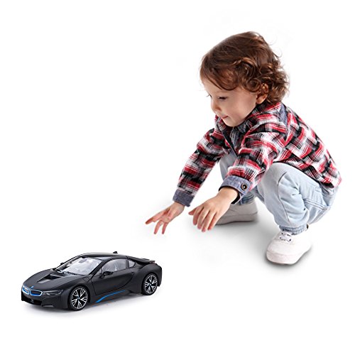 BMW i8 Remote Control Car, 1:24 Rastar BMW i8 RC Car BMW Toy Car for Kids -  Silver : : Automotive
