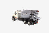 1:50 International HX615 Concrete Mixer - Cab: White / Mixer drum: Light Grey, 71014