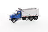 1:50 Kenworth T880 SF OX Stampede Dump Truck - Metallic blue cab + Silver Dump Body, 71078