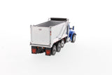 1:50 Kenworth T880 SF OX Stampede Dump Truck - Metallic blue cab + Silver Dump Body, 71078