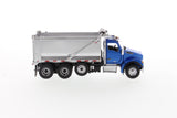 1:50 Kenworth T880 SF OX Stampede Dump Truck - Metallic blue cab + Silver Dump Body, 71078