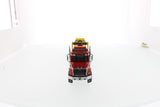 1:50 Western Star 49X SBFA Tridem Heavy-Haul Tractor et XL 120 HDG Trailer, with 2 Boosters - Red cab + black trailer, 71090