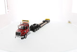 1:50 Western Star 49X SBFA Tridem Heavy-Haul Tractor et XL 120 HDG Trailer, with 2 Boosters - Red cab + black trailer, 71090