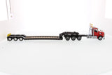 1:50 Western Star 49X SBFA Tridem Heavy-Haul Tractor and XL 120 HDG Trailer, with 2 Boosters - Red cab + black trailer, 71090