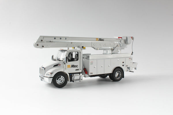 1:32 Peterbilt 536 cab with Altec AA55 Aerial - White Truck/White Body, 71105