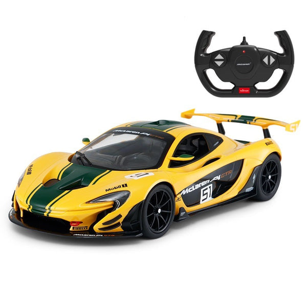 McLaren P1 GTR RC Car 1/14 Scale Licensed Remote Control Toy Car with Working Lights by Rastar