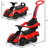 Pagani Zonda F Roadster 4-in-1 Baby Walker with Push Bar Foot to Floor, Voltz Toys