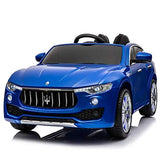 Ride On Car 12v Maserati Levante Blue - Kids On Wheelz