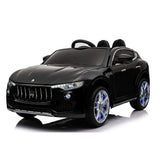 Ride On Car 12v Maserati Levante Black - Kids On Wheelz