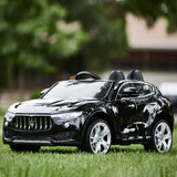 Ride On Car 12v Maserati Levante Black - Kids On Wheelz