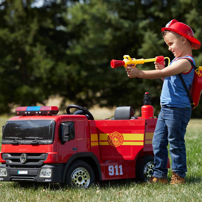 FIRE TRUCK RIDE ON 12V LIMITED EDITION- OPEN BOX -