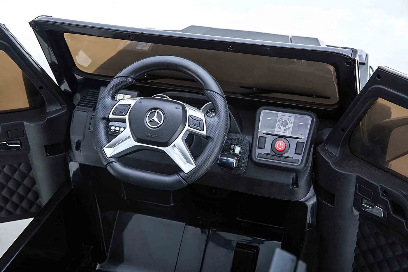 White 12V Mercedes-Benz G65 Ride-On Car for Kids - Kids on Wheelz