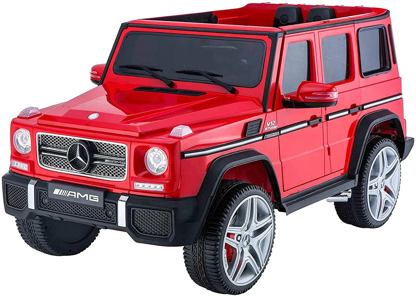 Mercedes-Benz 12V G65 Ride-On Car for Kids - Red by Kids on Wheelz