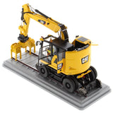 Excavadora de ruedas de ferrocarril Cat® M323F 1:50 - Versión amarilla de seguridad Serie High Line, 85661