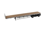 1:50 53' Flat bed trailer  - Silver, 91023