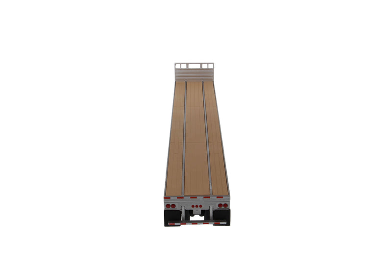 1:50 53' Flat bed trailer  - Silver, 91023